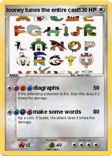 Pokemon looney tunes the entire cast