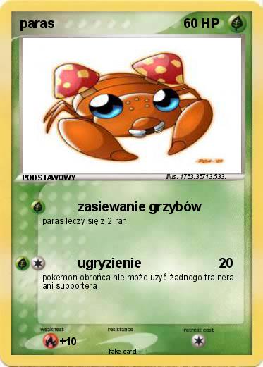 Pokemon paras