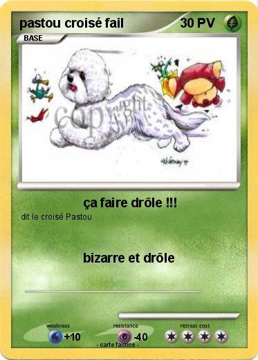 Pokemon pastou croisé fail