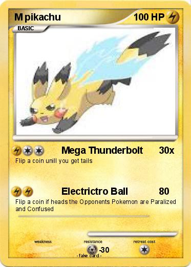 Pokemon M pikachu