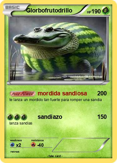 Pokemon Glorbofrutodrillo