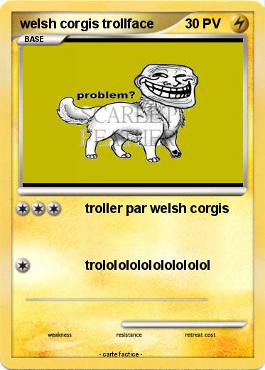 Pokemon welsh corgis trollface