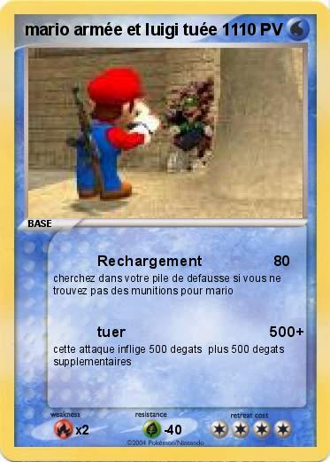 Pokemon mario armée et luigi tuée 1
