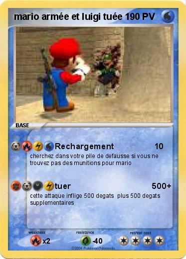 Pokemon mario armée et luigi tuée 1