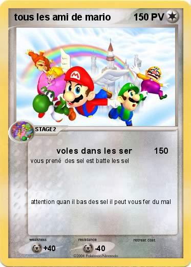 Pokemon tous les ami de mario 