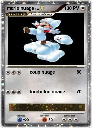 Pokemon mario nuage