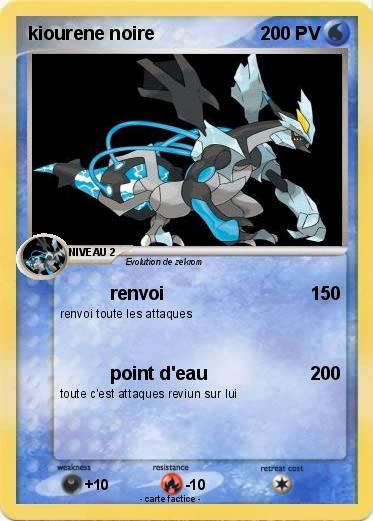 Pokemon kiourene noire