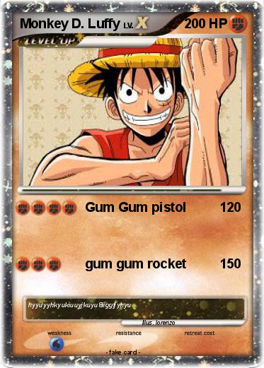 Pokemon Monkey D. Luffy