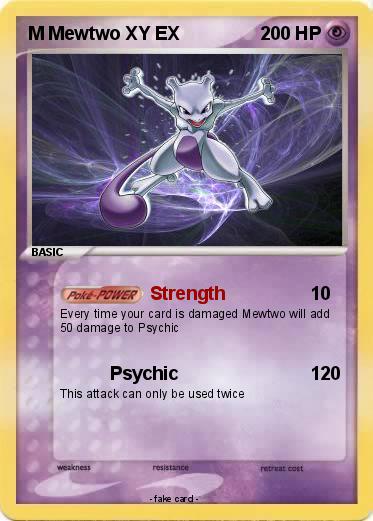 Pokemon M Mewtwo XY EX