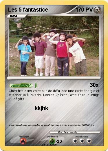 Pokemon Les 5 fantastice