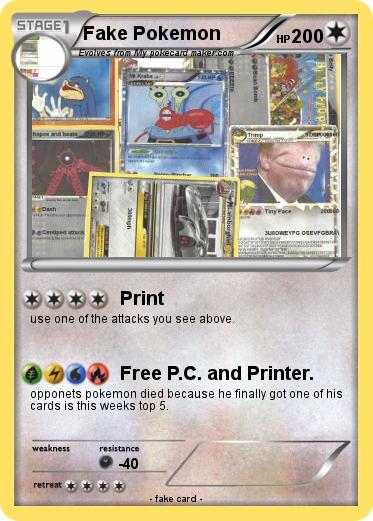 Pokemon Fake Pokemon
