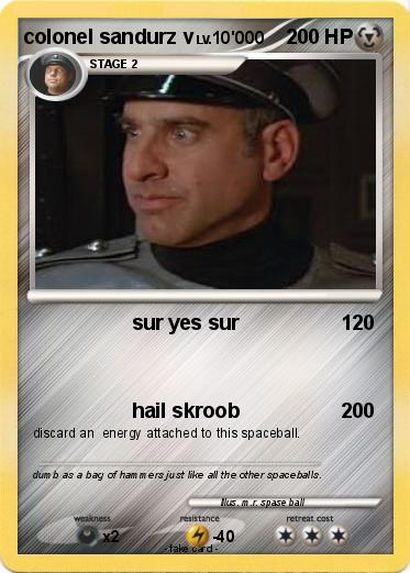 Pokemon colonel sandurz v