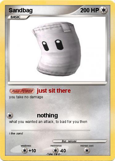 Pokemon Sandbag