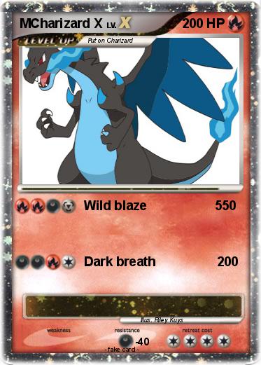 Pokemon MCharizard X