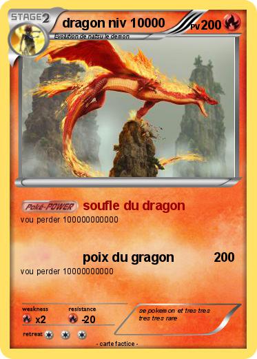 Pokemon dragon niv 10000