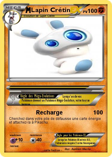 Pokemon Lapin Crétin