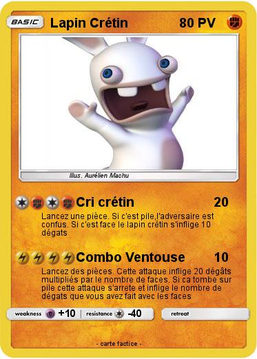 Pokemon Lapin Crétin