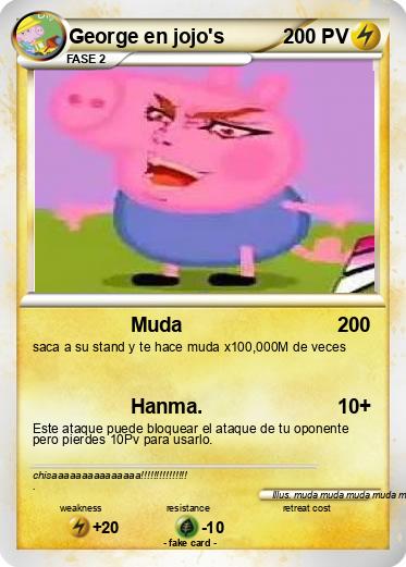 Pokemon George en jojo's