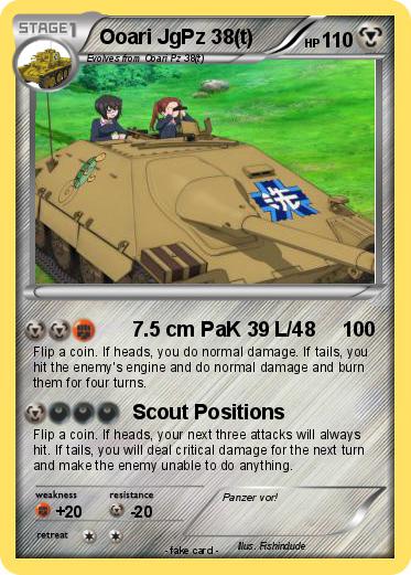 Pokemon Ooari JgPz 38(t)