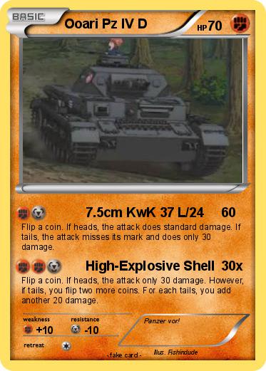 Pokemon Ooari Pz IV D