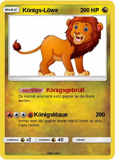 Pokemon Königs-Löwe