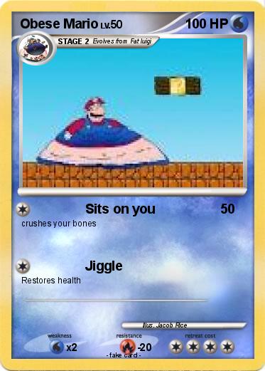 Pokemon Obese Mario