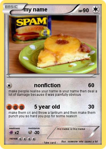 Pokemon my name