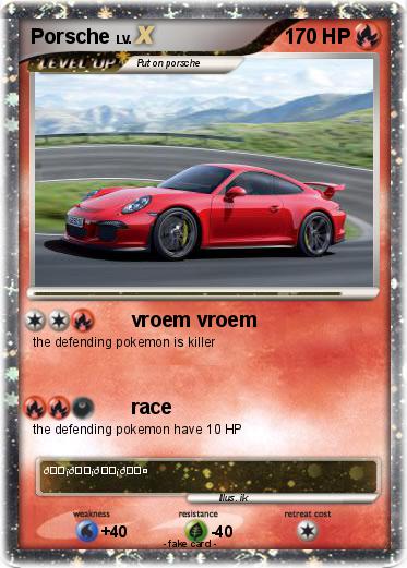 Pokemon Porsche