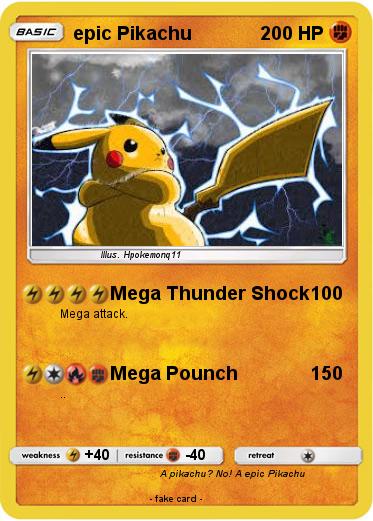 Pokemon epic Pikachu