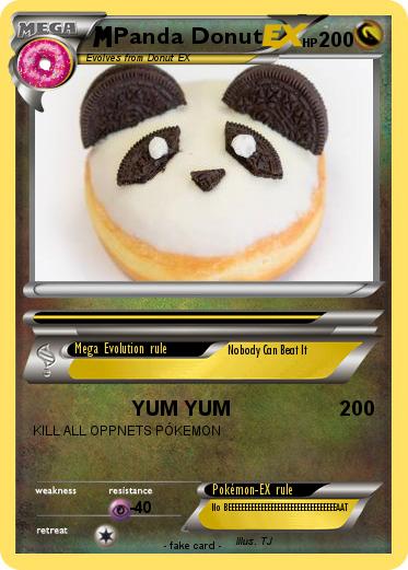 Pokemon Panda Donut