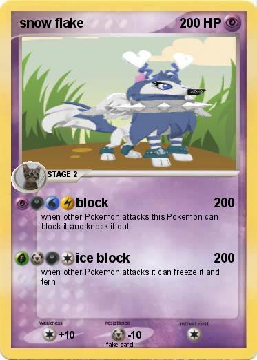 Pokemon snow flake