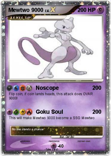 Pokemon Mewtwo 9000