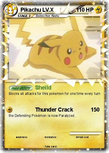 Pokemon Pikachu LV.X