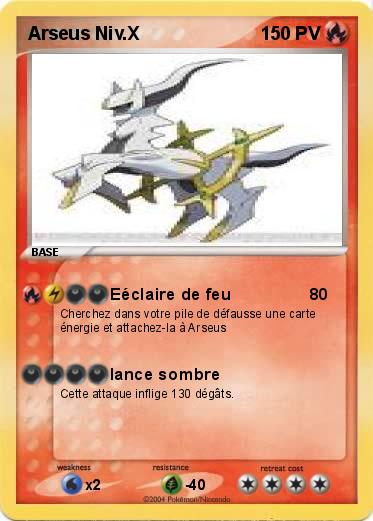 Pokemon Arseus Niv.X