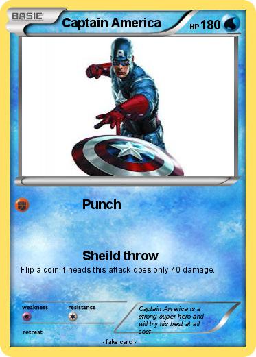 Pokemon Captain America