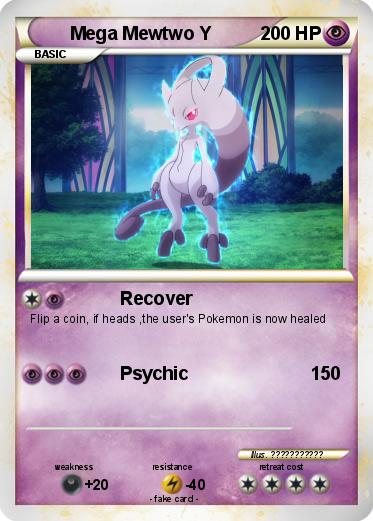Pokemon Mega Mewtwo Y