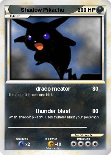 Pokemon Shadow Pikachu
