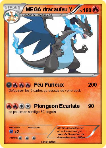 Pokemon MEGA dracaufeu Y