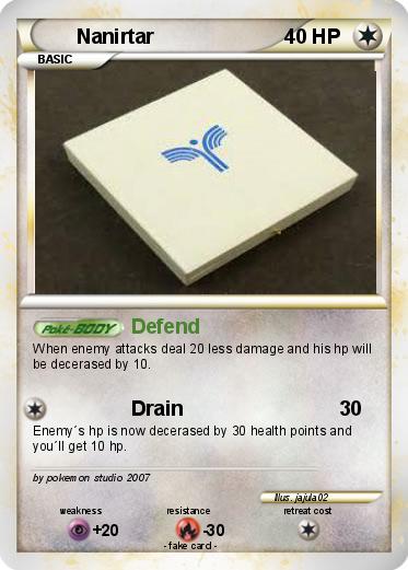 Pokemon Nanirtar