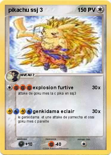 Pokemon pikachu ssj 3