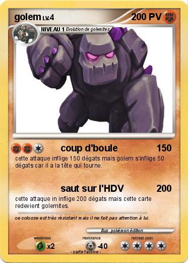 Pokemon golem