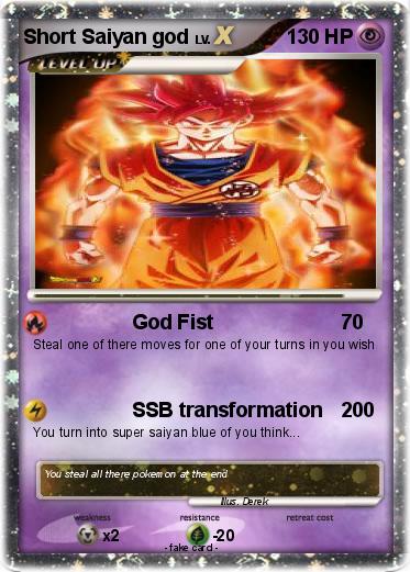 Pokemon Short Saiyan god