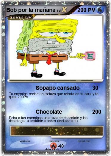 Pokemon Bob por la mañana