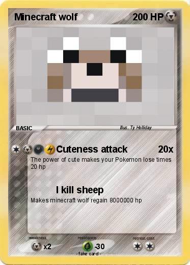 Pokemon Minecraft wolf