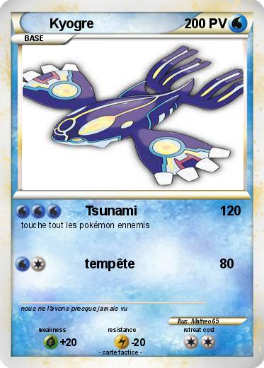 Pokemon Kyogre