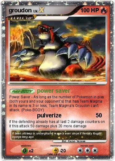Pokemon groudon