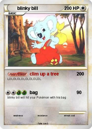 Pokemon blinky bill