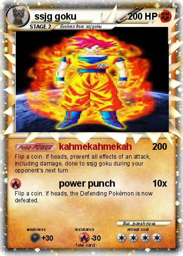 Pokemon ssjg goku