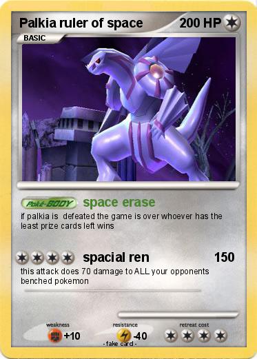 Pokemon Palkia ruler of space