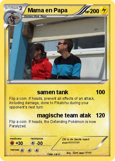 Pokemon Mama en Papa